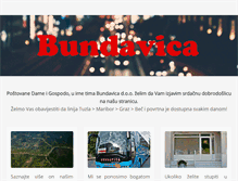 Tablet Screenshot of bundavica.com
